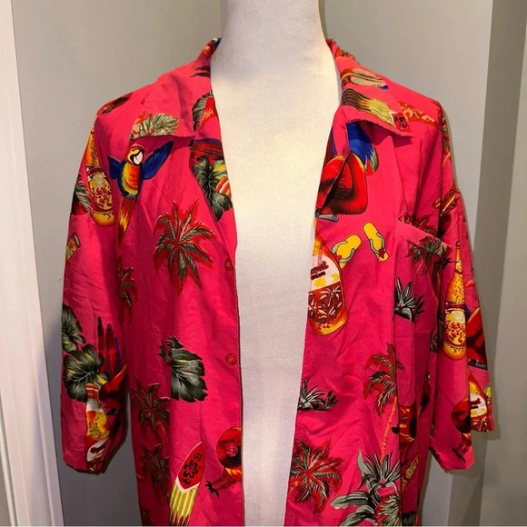 Pacific & Co Hawaiian Button Down Shirt - Size L - Picture 2 of 8